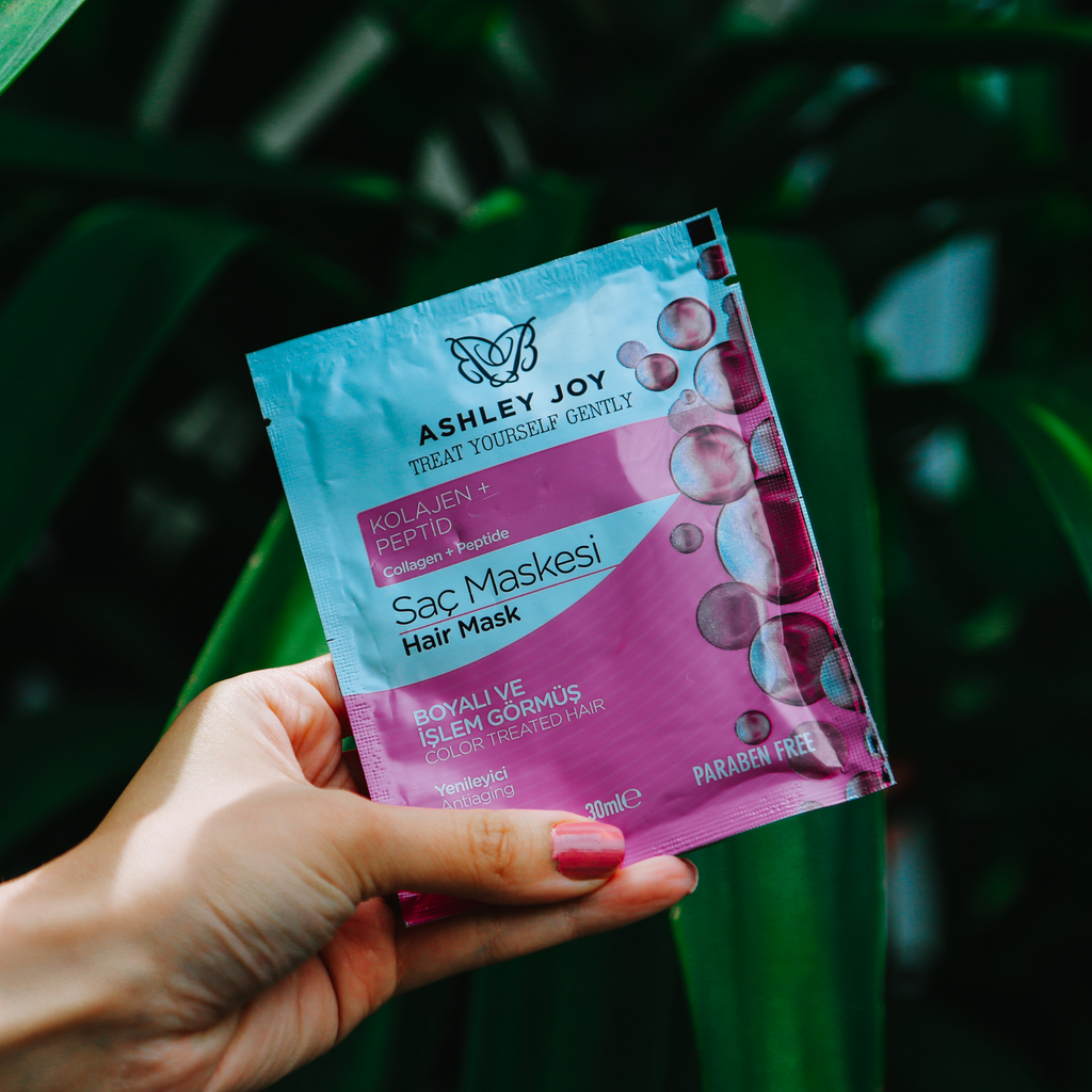 Ashley Joy värvitud juustele vananemisvastane/värskendav mask 30ml
