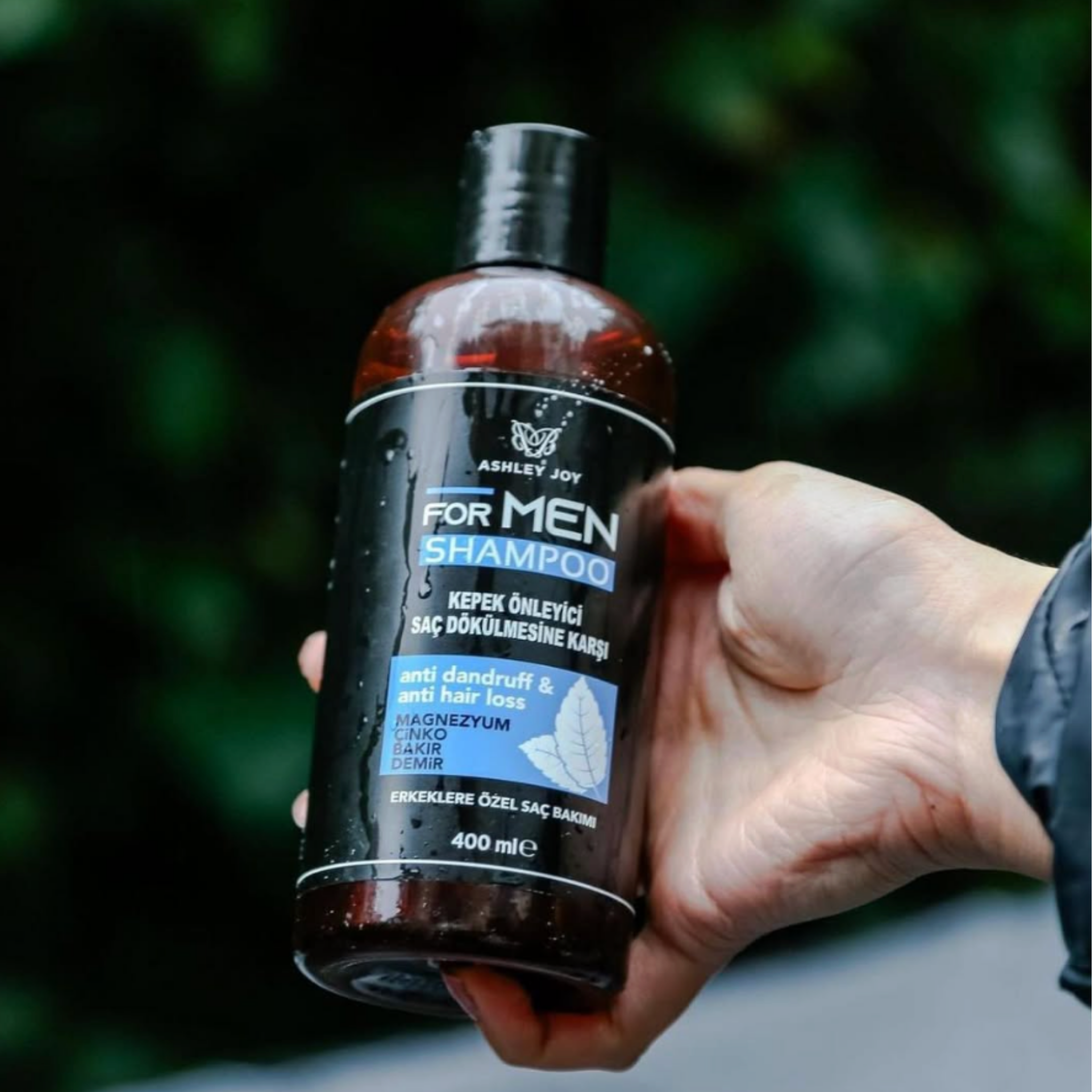 Ashley Joy kõõma- ja juuste väljalangemise vastane šampoon meestele 400 ml