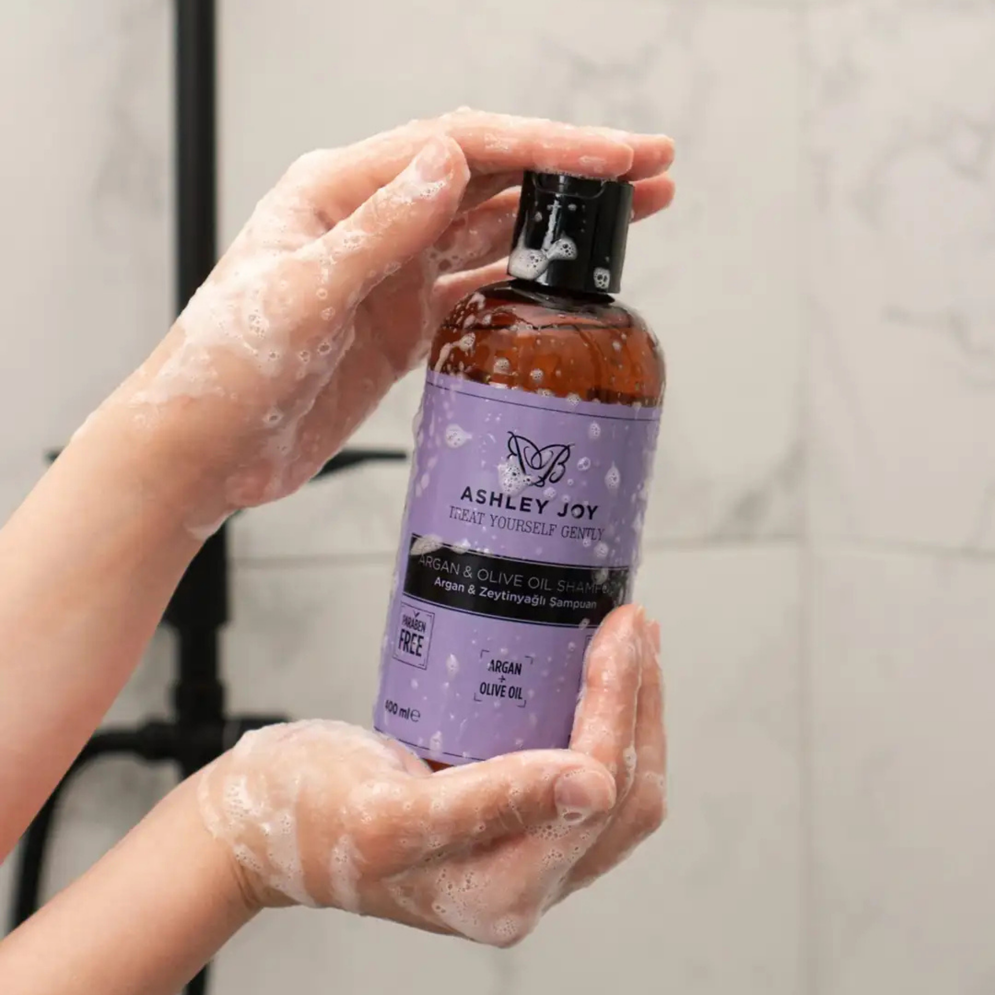 Ashley Joy argaania- ja oliiviõli šampoon 400ml