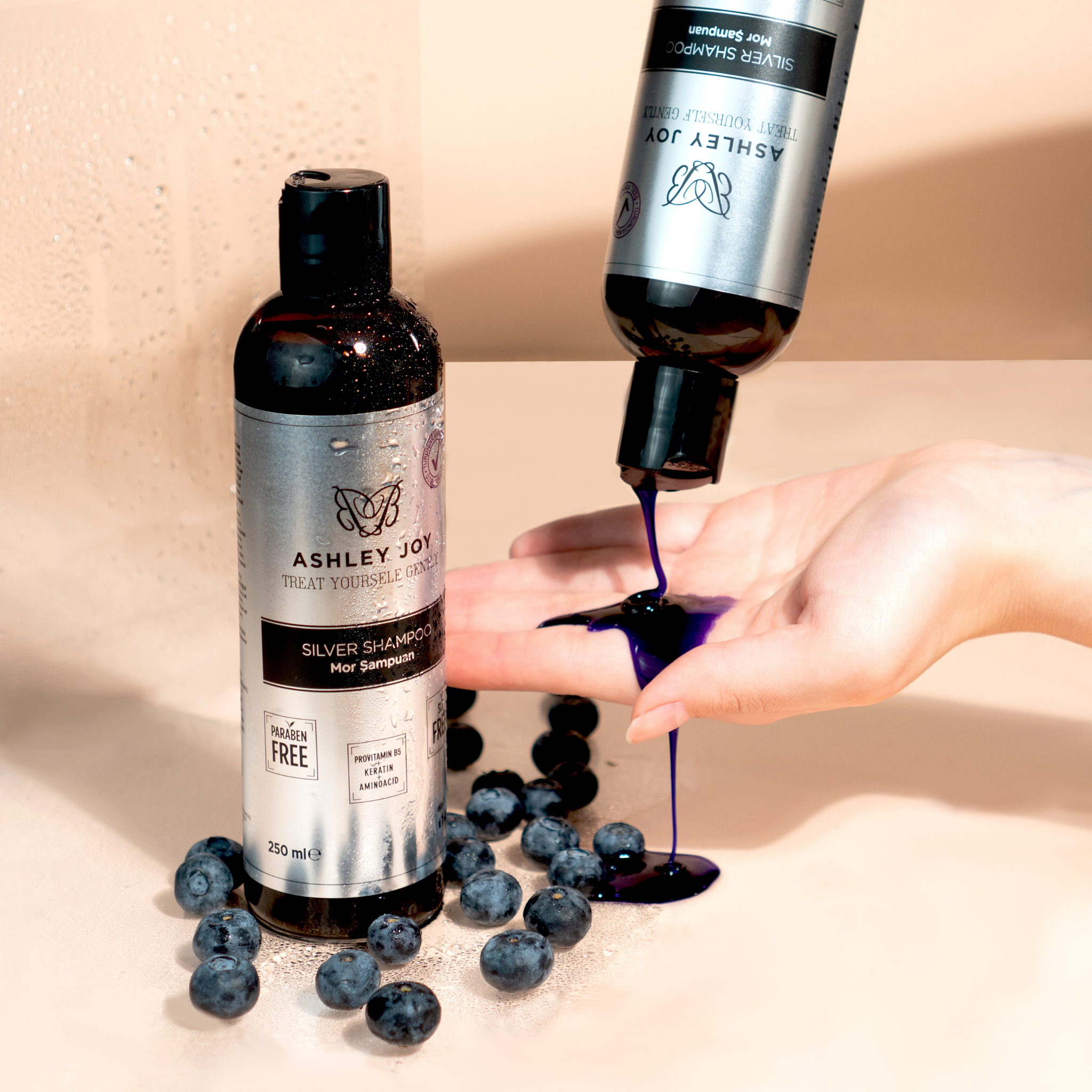 Ashley Joy hõbedane šampoon 250ml