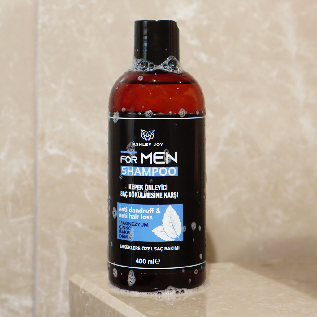 Ashley Joy kõõma- ja juuste väljalangemise vastane šampoon meestele 400 ml