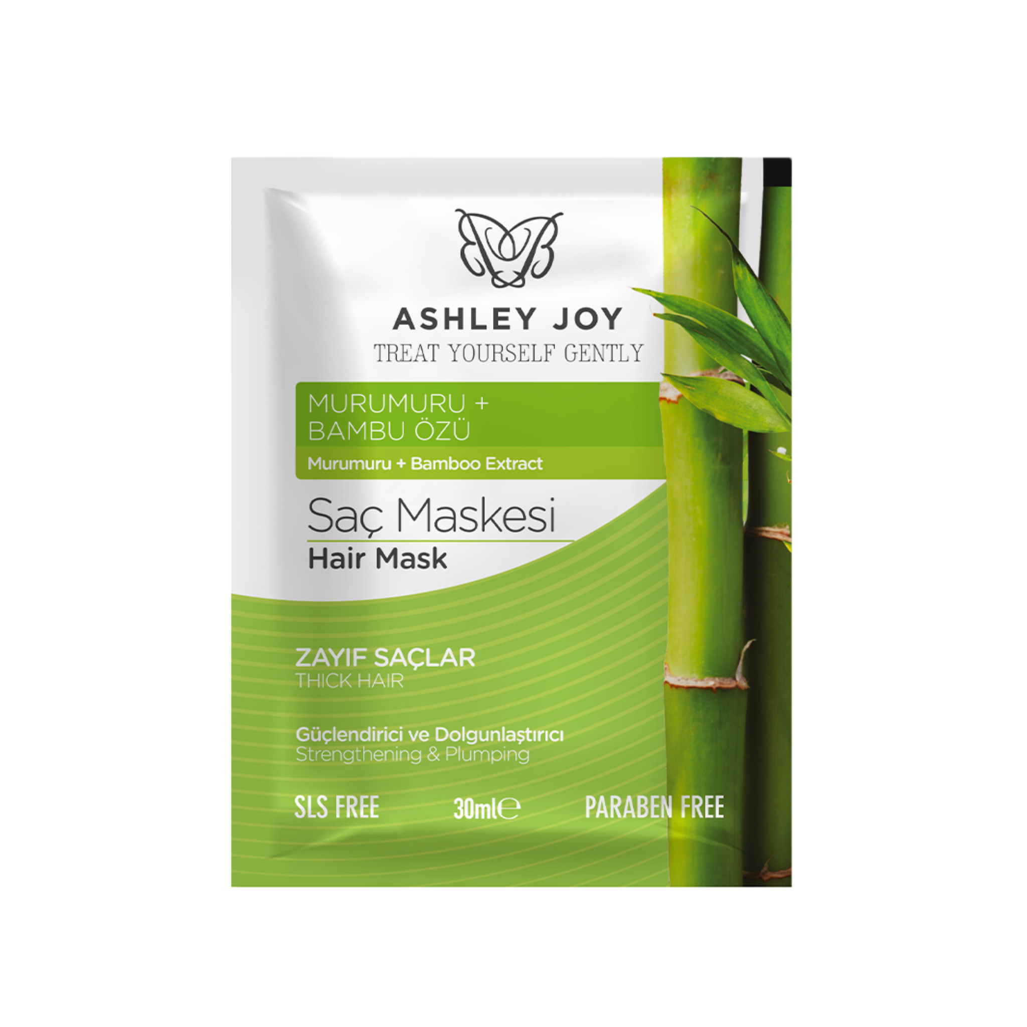 Ashley Joy tugevdav ja täidlane juuksemask 30ml