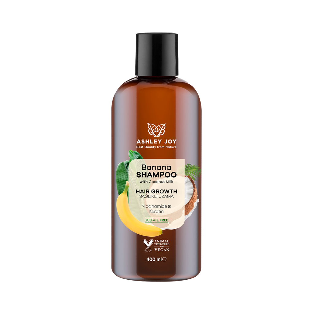 Ashley Joy sulfaadivaba banaanišampoon 400ml