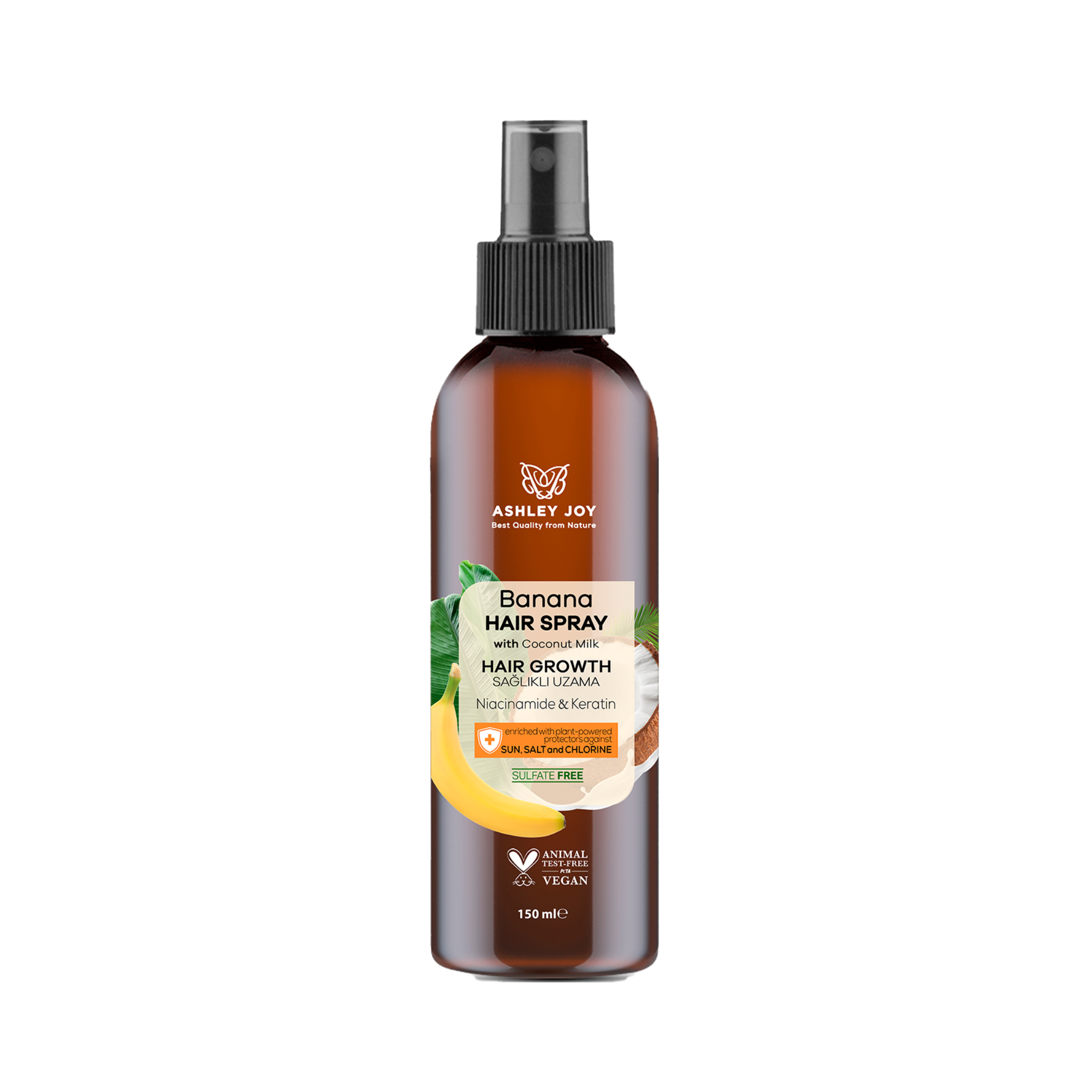 Ashley Joy banaanist juukselakk 150ml