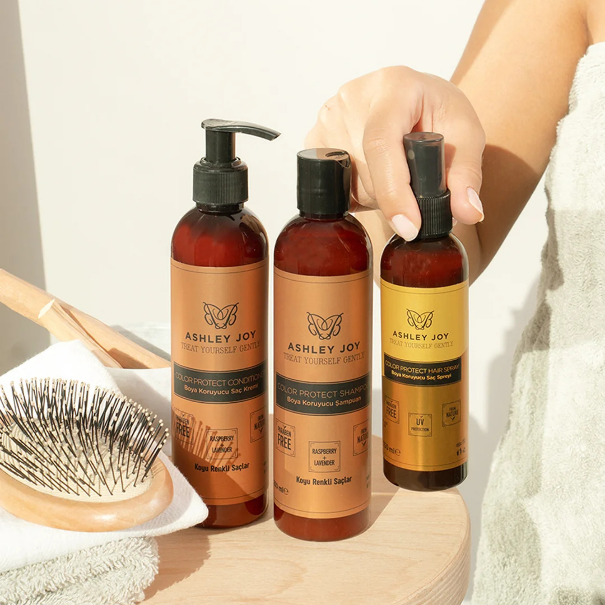 Ashley Joy värvikaitsepalsam tumedatele juustele 250ml