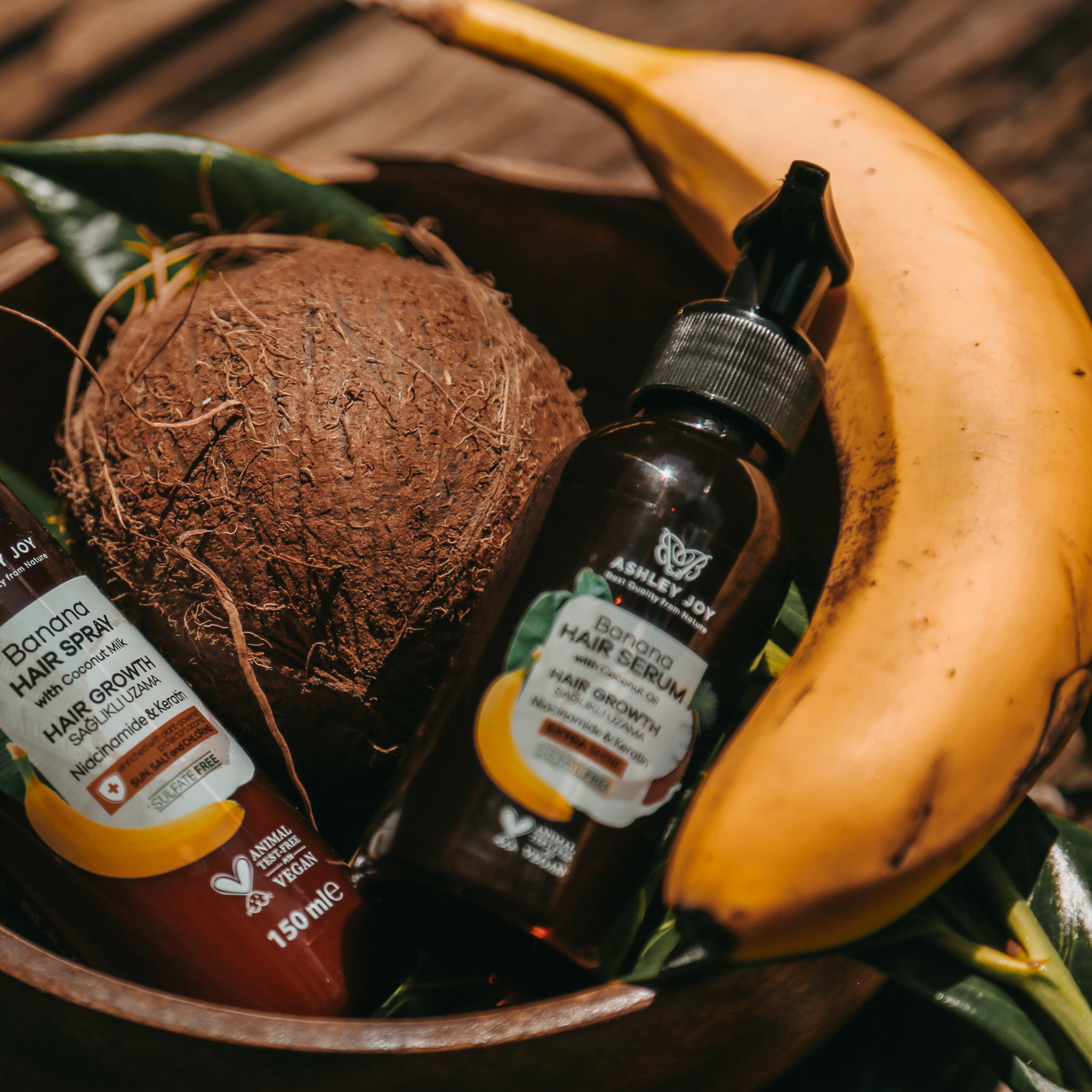 Ashley Joy banaani juukseseerum 100ml